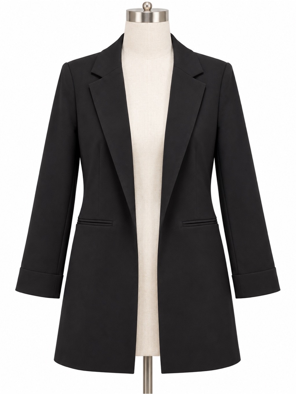 HAVE Los Angeles Black Longline Tailored Blazer Size Small